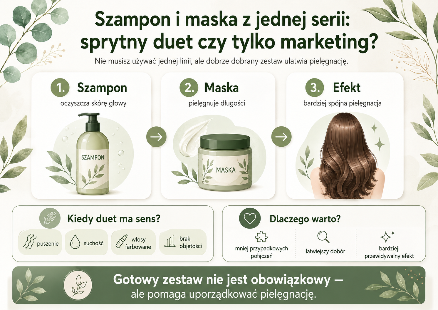 Szampon i maska z jednej serii: sprytny duet czy tylko marketing?