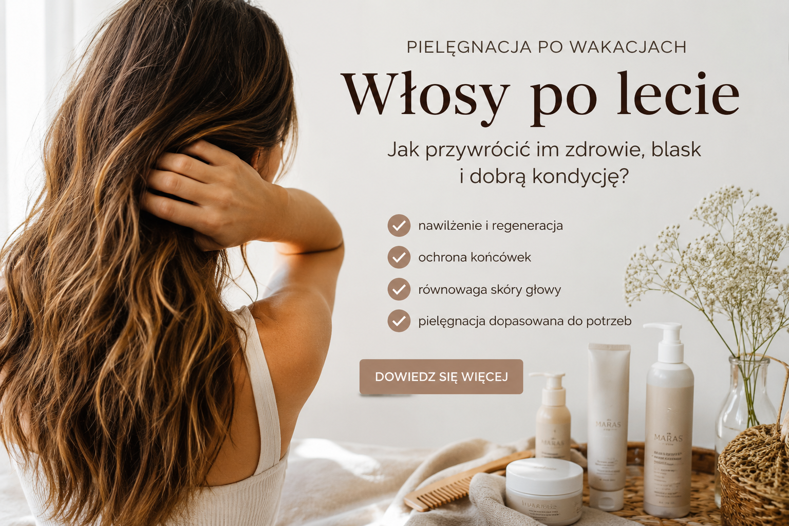 Po lecie włosy zachowują się inaczej? Sprawdź, dlaczego